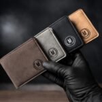 Men's Leather Wallet with M Logo - Image 3