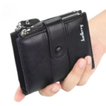 Baellerry Buffalo Leather Trifold Wallet