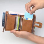 Baellerry Buffalo Leather Trifold Wallet - Image 4